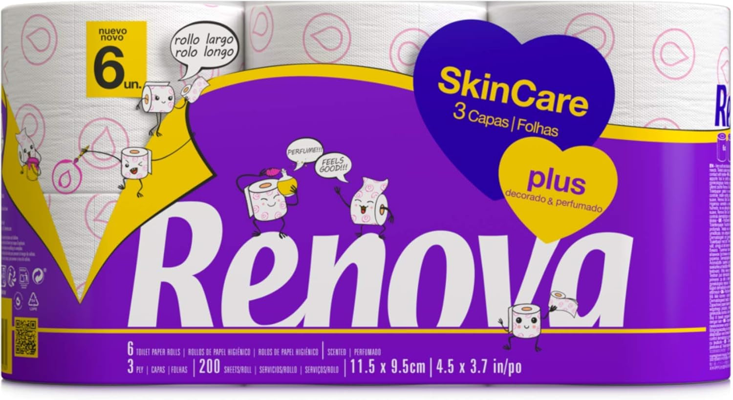 FORNOR RENOVA 67125 RENOVA TOILETPAPIR DUFTET HUDpleje