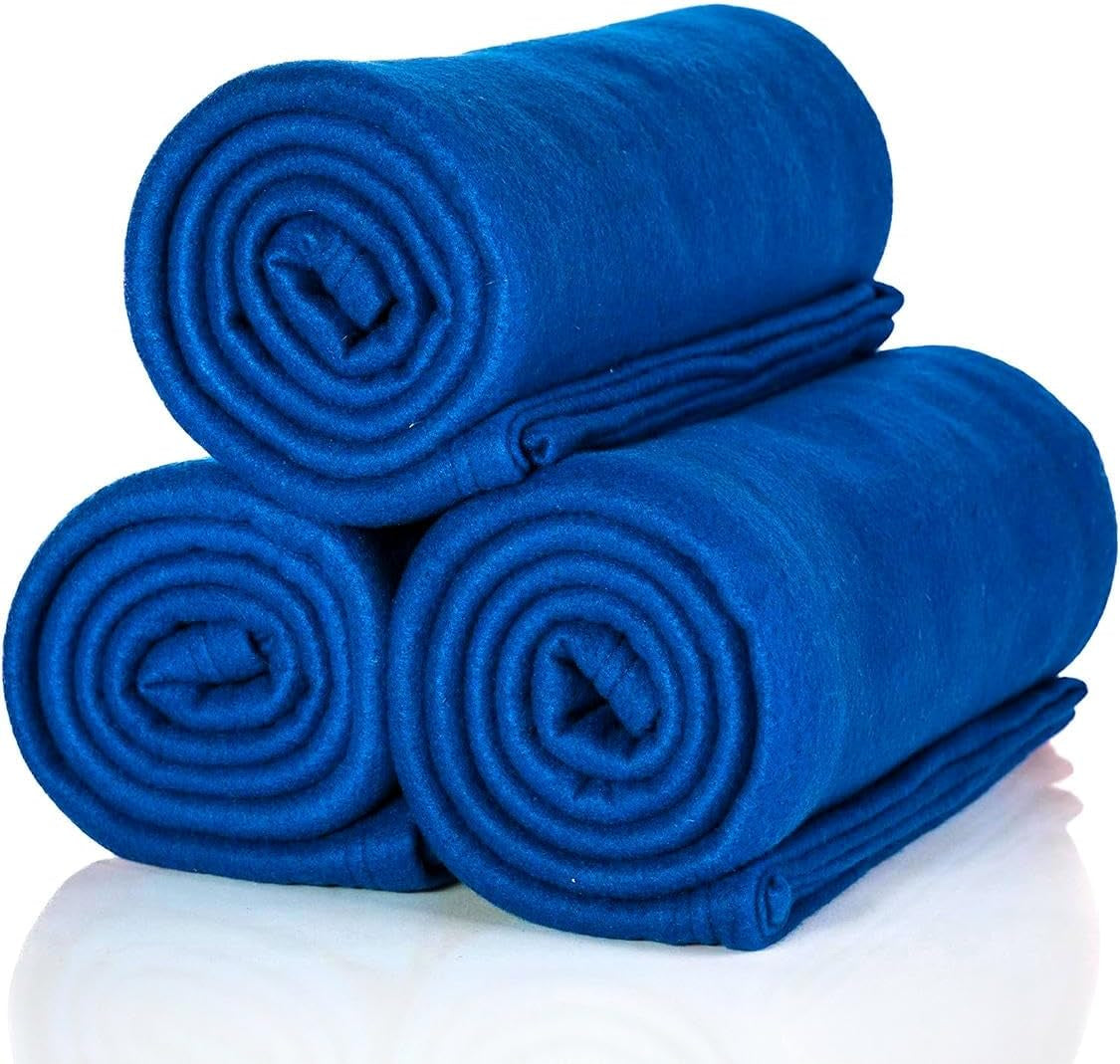 ALCLEAR 3 styks Oeko Tex fleece tæpper, farve: antracit, stor størrelse 130X160 Cm, over 200 G/M2, sofa tæppe sofa tæppe tæppe stue tæppe, picnic tæppe sofa tæppe senge og tæpper Besuche den ALCLEAR-Store 0 Marineblå 130m1
