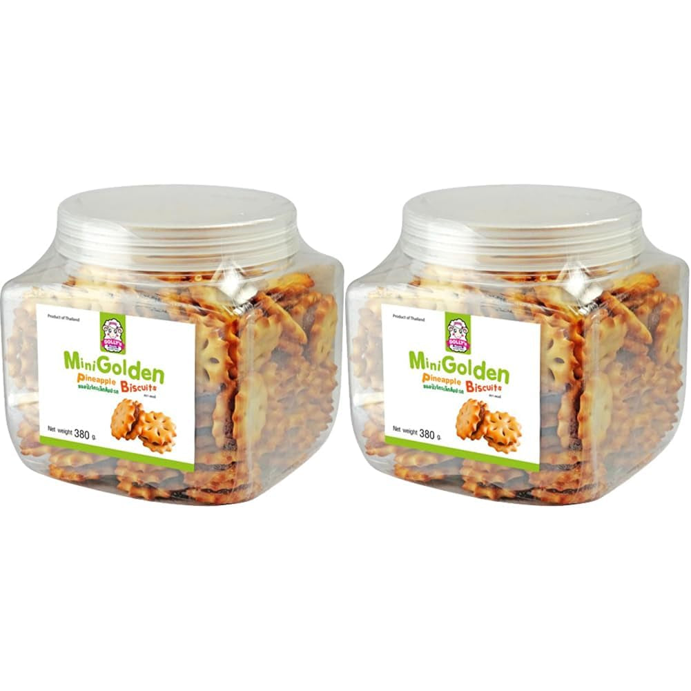 - Mini cookies med gylden ananas, (1 x 380 g)