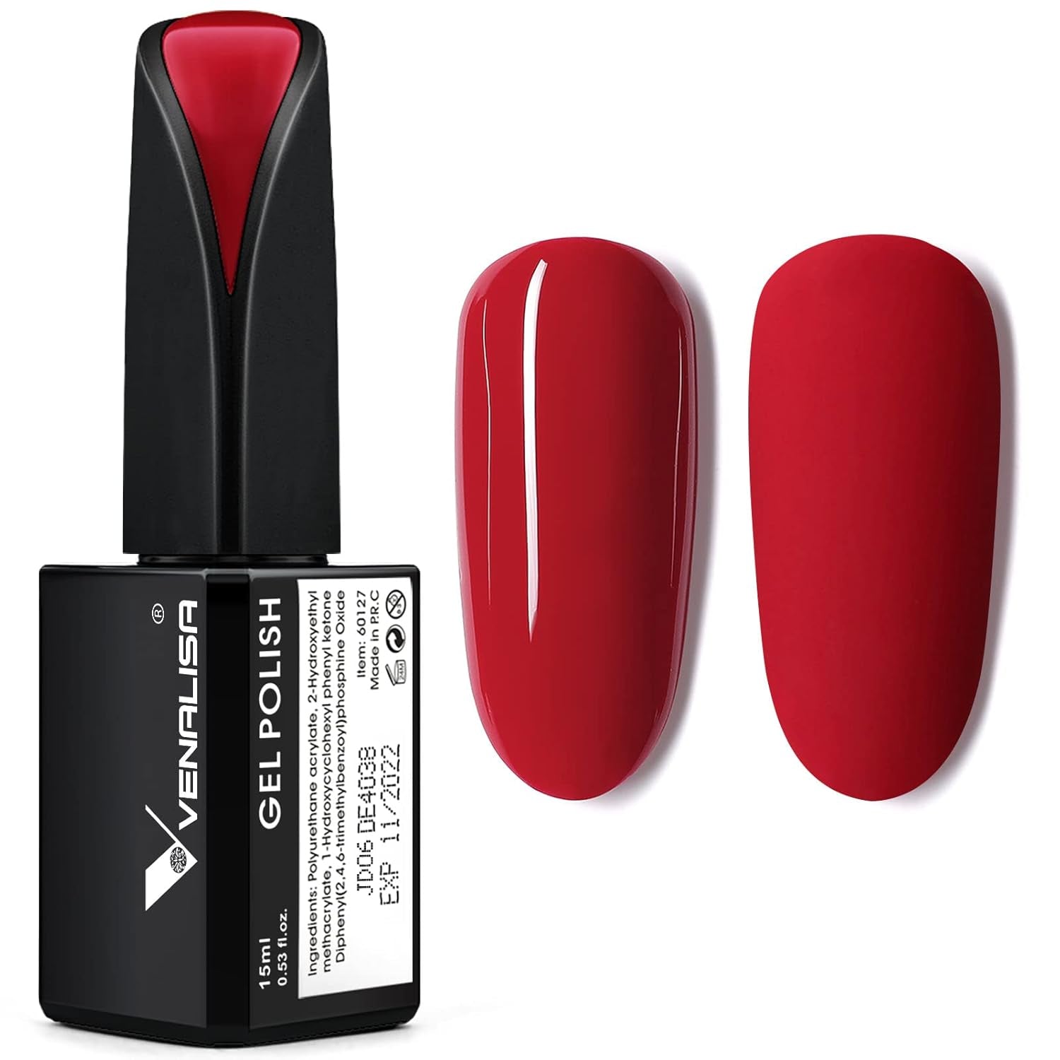VENALISA Coral Orange UV Neglelak 15ml Gel Neglelak Til UV Neglelampe Transparent Coral Orange Gel Neglelak Modeller til DIY Negle Design