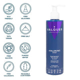 Valquer Hyaluronic Hair Treatment - Fugtgivende hårmaske med lavendelduft - Sulfat- og silikonefri - 975 ml Naty Shop hårmaske