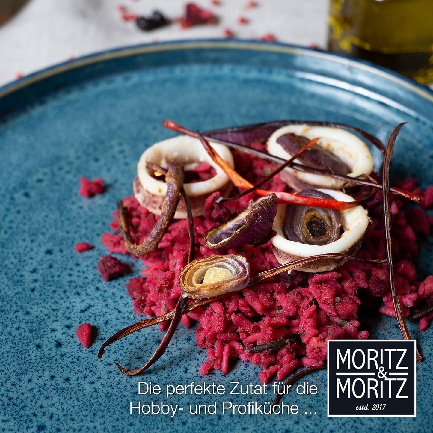 Moritz & Moritz SOLID 18-delt spisestel i stentøj til 6 - porcelænssæt til 6, bestående af 6 middagstallerkener, 6 sidetallerkener og 6 middagstallerkener