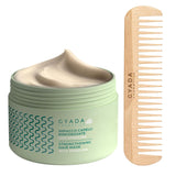GYADA COSMETICS Spirulina Hårstyrkende pakke Nærende anti-hårtab Dobbelte spidser virker 250ml + bøgetrækam Ideel til opfiltring af alle hårtyper Naty Shop hårmaske Standard titel