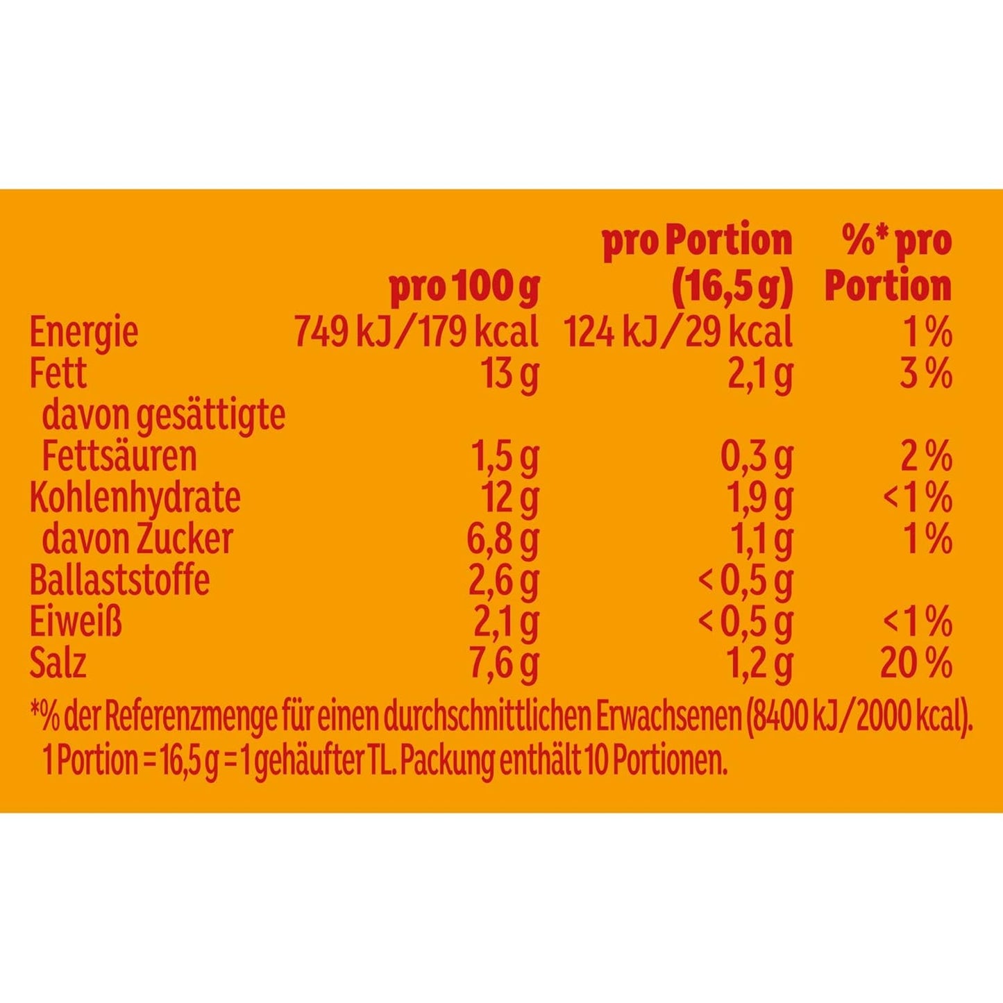 Knorr Schnell gewürzt Kochpaste Getrocknete Tomato & Mediterranean Kräuter einfach & schnell für en besons intensiveen, geballten Gesmack 165 g