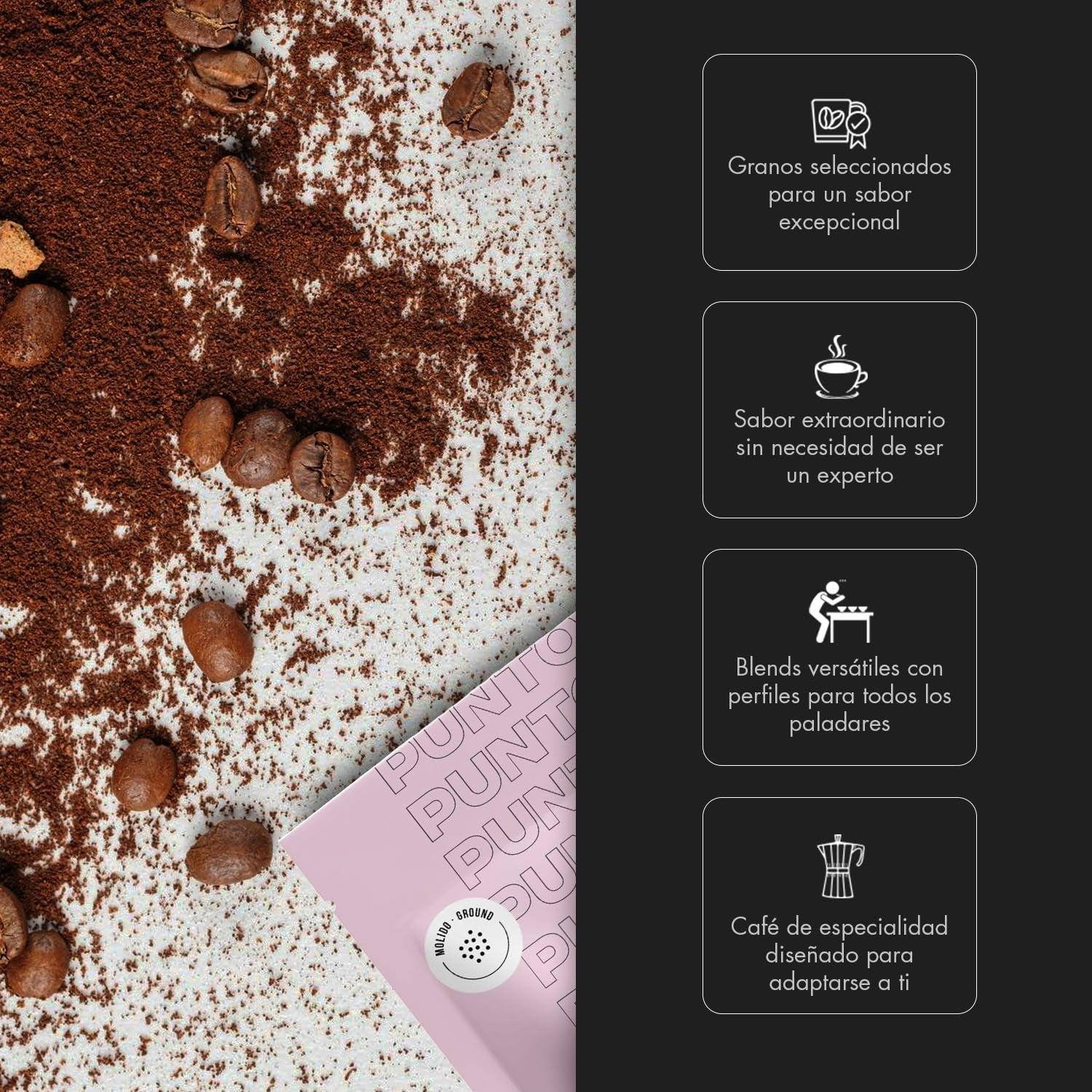 – Malet etiopisk kaffe – 250 g – Specialkaffe – Mellemristet – 100 % Arabica – Noter af honning, kanel og chokolade – Intens syre – Medium fylde