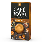 Café Royal Caramel Flavored Kaffee – Nespresso®-kompatibel Kaffeekapseln, cremet, helle Röstung, 100 % Arabica, Rainforest Alliance, 100 Kapseln
