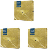 PAW - 3-lags servietter (33 X 33 cm) I 20 stykker I Perfekt til fødselsdage, fester, bryllupper, nadver og helligdage I Farvede papirservietter - særlige lejligheder, ornamenter I Inspiration Classic (guld)