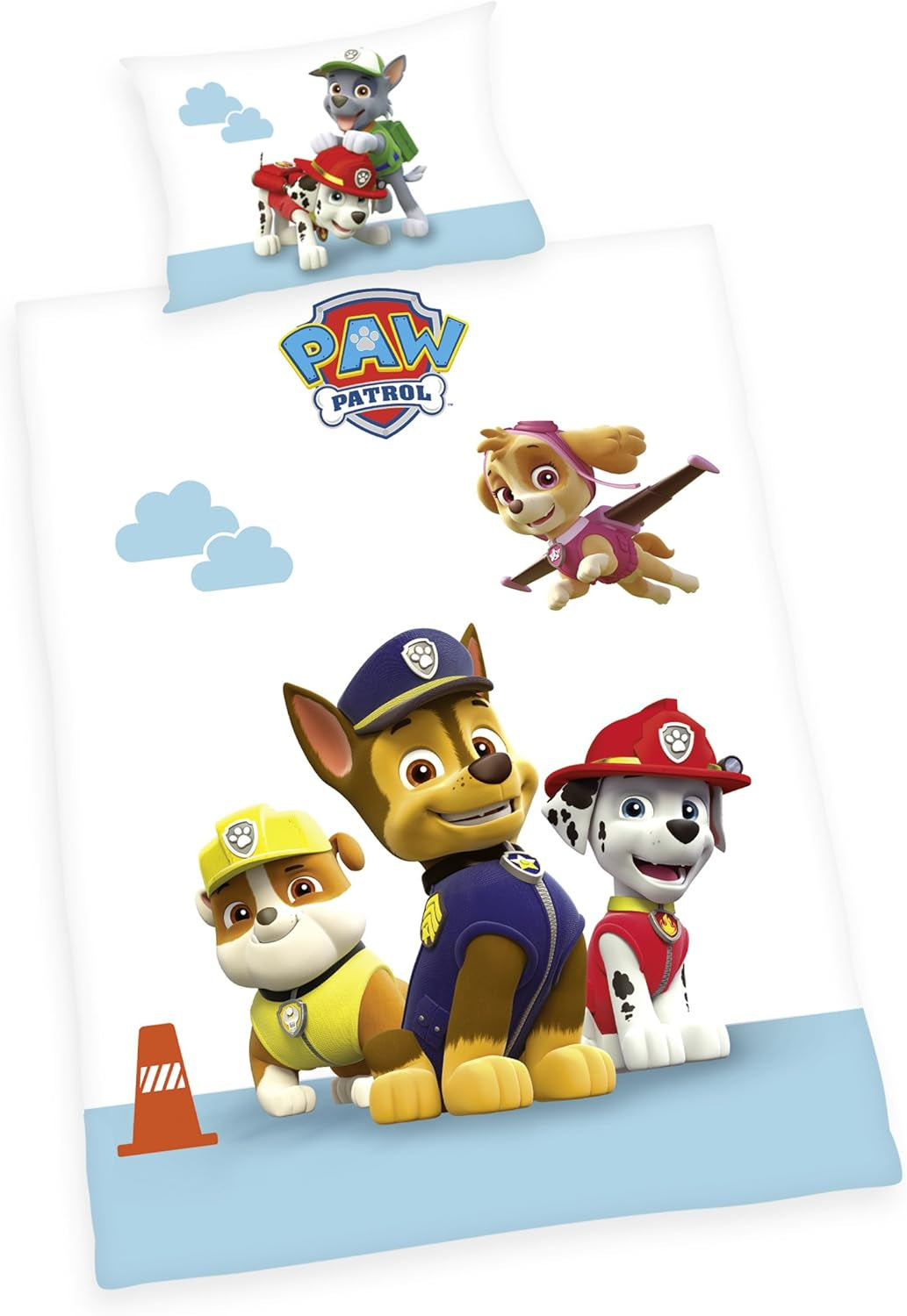 PAW Patrol børnesengetøjssæt, vendbart Sengetøj - børn Naty Shop Flannel