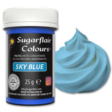 Madfarve Sugarflair Paste Pastel Himmelblå, madfarve til pasta, til fondant og marcipan, koncentrerede farver Spectral - 25 g