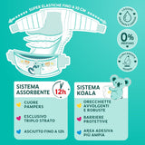 Pampers Baby Dry Junior DWCT bleer, tvillingpakke, størrelse 5 (11-25 kg), 32 bleer