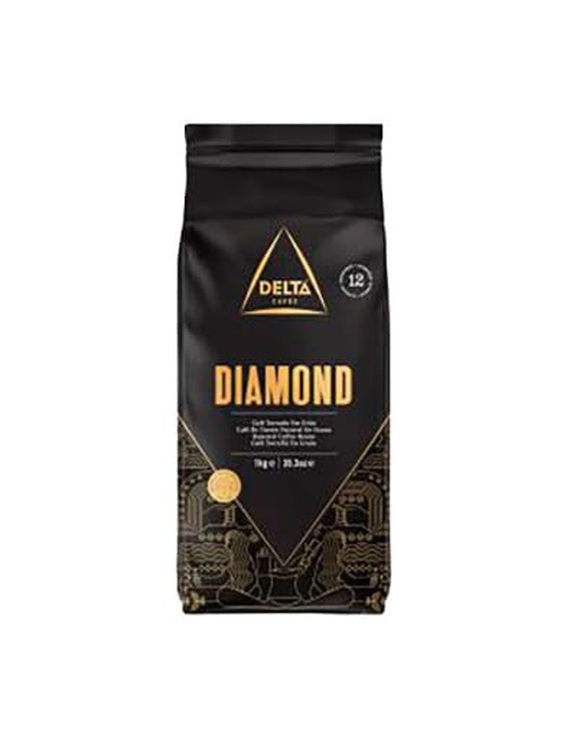 Delta Diamond kaffebønner 1 kg – Intens aroma, premium ristet, hele bønner