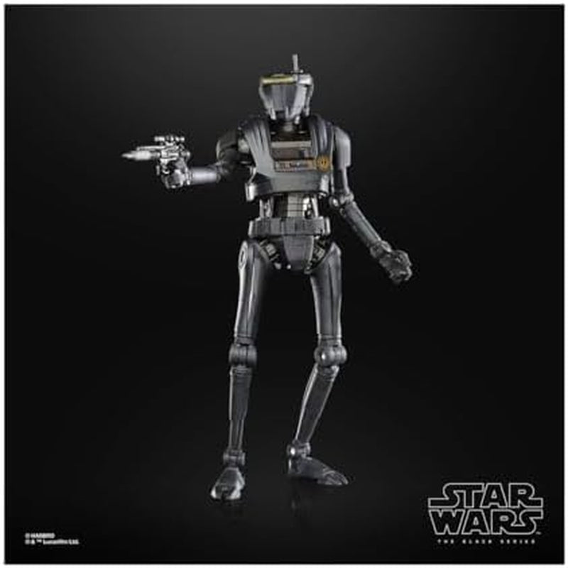 Star Wars Black Series New Republic Security Droid, 15 cm stor mandalorian figur, til børn 4+ Actionfigurer Naty Shop