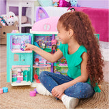 Gabby's Dollhouse Deluxe Room, Groovy Music Room og Deluxe Room, Elegant Pampering Bath, Sea Kitten Bath