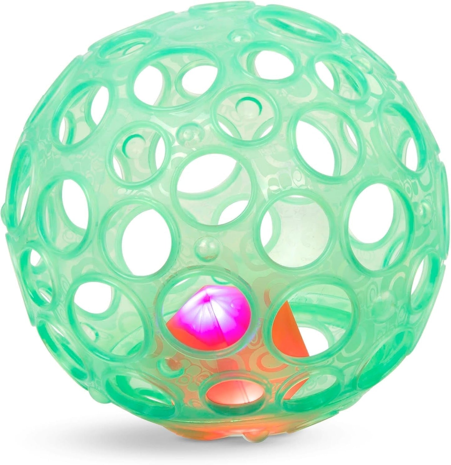 B.toys Babylegetøj Babylegetøj, motorisk legetøj med lys - babylegetøj til nyfødte, piger og drenge fra 0 måneder, PVC-fri babylegetøj Naty Shop Ball med lys