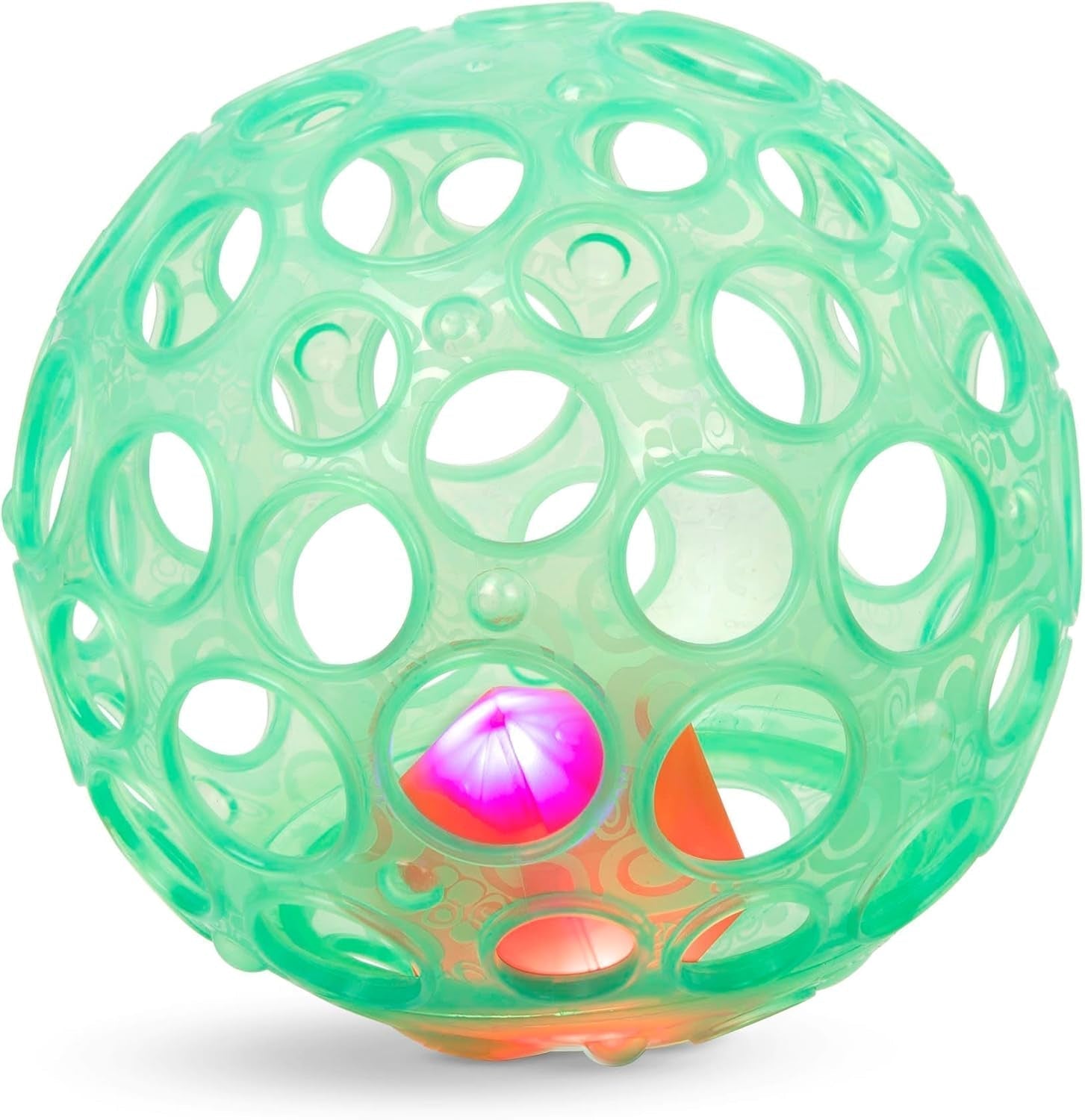 B.toys Babylegetøj Babylegetøj, motorisk legetøj med lys - babylegetøj til nyfødte, piger og drenge fra 0 måneder, PVC-fri babylegetøj Naty Shop Ball med lys