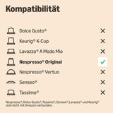 af Amazon Lungo Kaffee-Kunststoffkapseln, Nespresso-kompatibel, 20 Stück, Packung mit 1 – Rainforest Alliance-certificeret