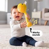 Lamaze L27471 Crazy Giraffe, nyfødt legetøj, farve babysanselegetøj, gave til nye forældre, udviklingslegetøj til drenge og piger fra 12 måneder Babylegetøj Naty Shop