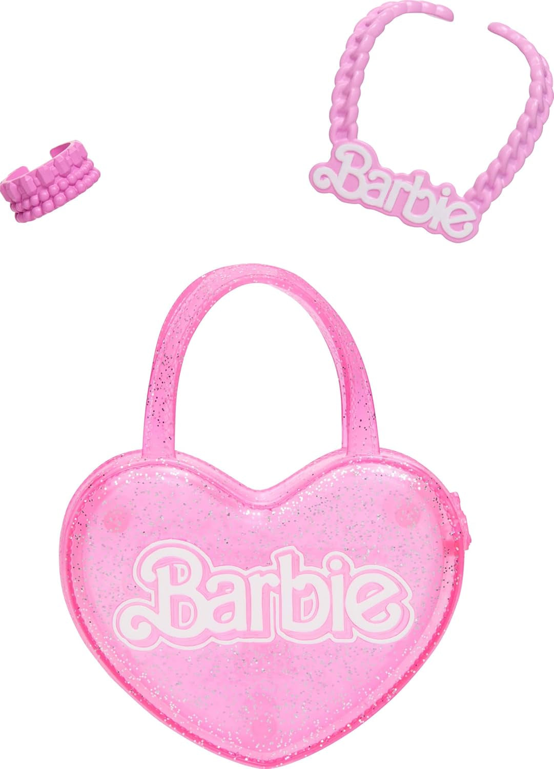 Moderigtig Barbie-dukke 71 cm blond med aftageligt tøj Pink top denimnederdel Cowboystøvler Halskæde og håndtaske HYT84