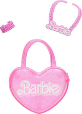 Moderigtig Barbie-dukke 71 cm blond med aftageligt tøj Pink top denimnederdel Cowboystøvler Halskæde og håndtaske HYT84