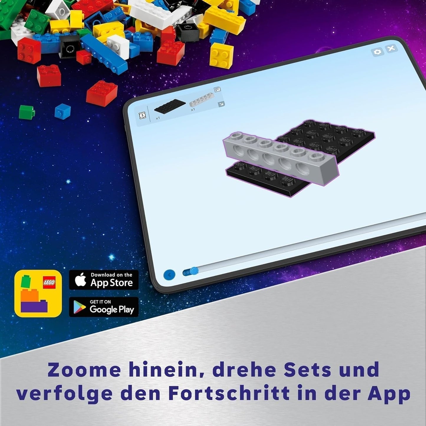 LEGO City Spaceship, rumfærge rumlegetøj til børn at bygge, drenge og piger fra 6 år, sæt med astronautfigur 60430 Byggesæt Besuche den LEGO-Store