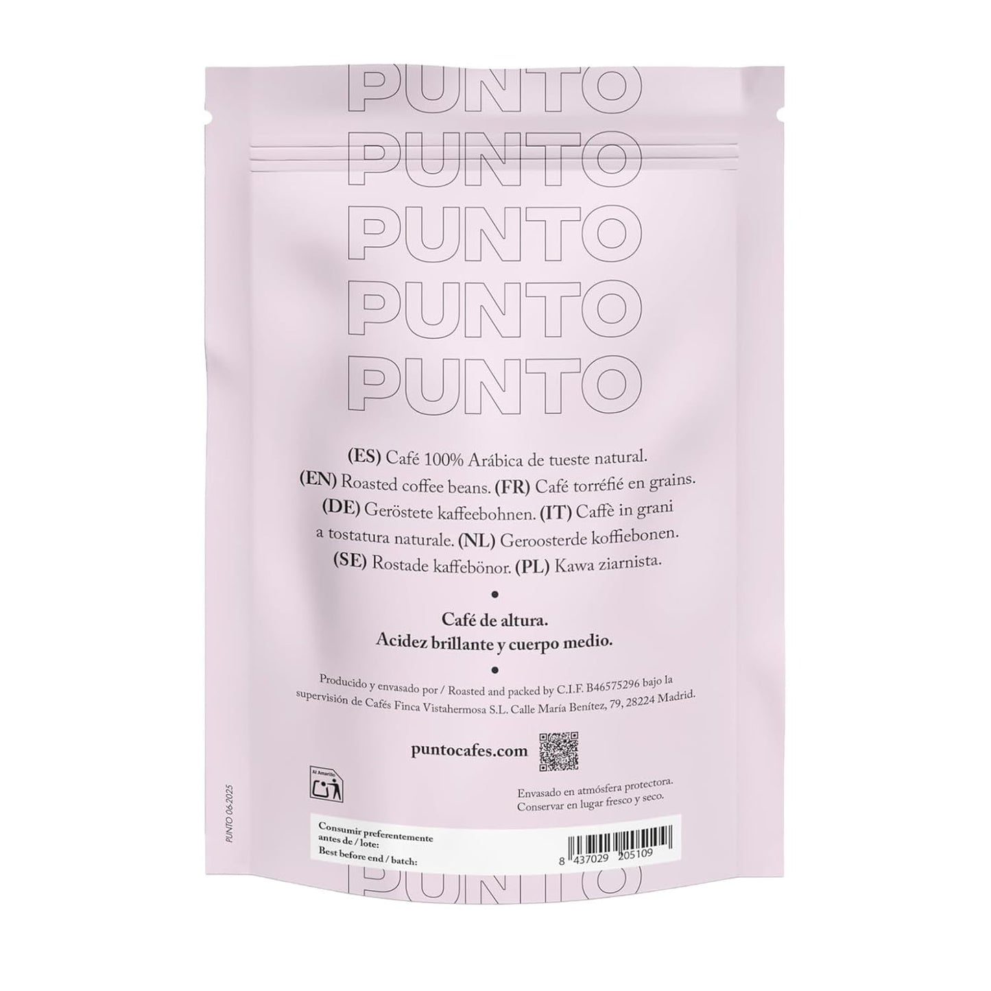 – Malet etiopisk kaffe – 250 g – Specialkaffe – Mellemristet – 100 % Arabica – Noter af honning, kanel og chokolade – Intens syre – Medium fylde