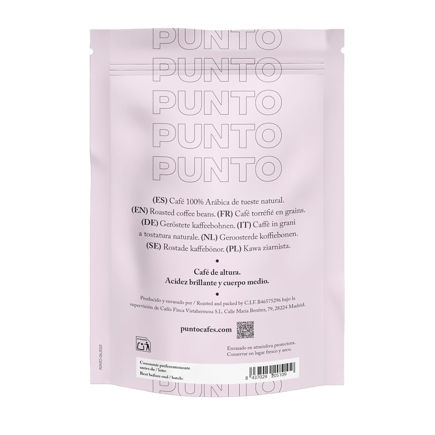 – Malet etiopisk kaffe – 250 g – Specialkaffe – Mellemristet – 100 % Arabica – Noter af honning, kanel og chokolade – Intens syre – Medium fylde