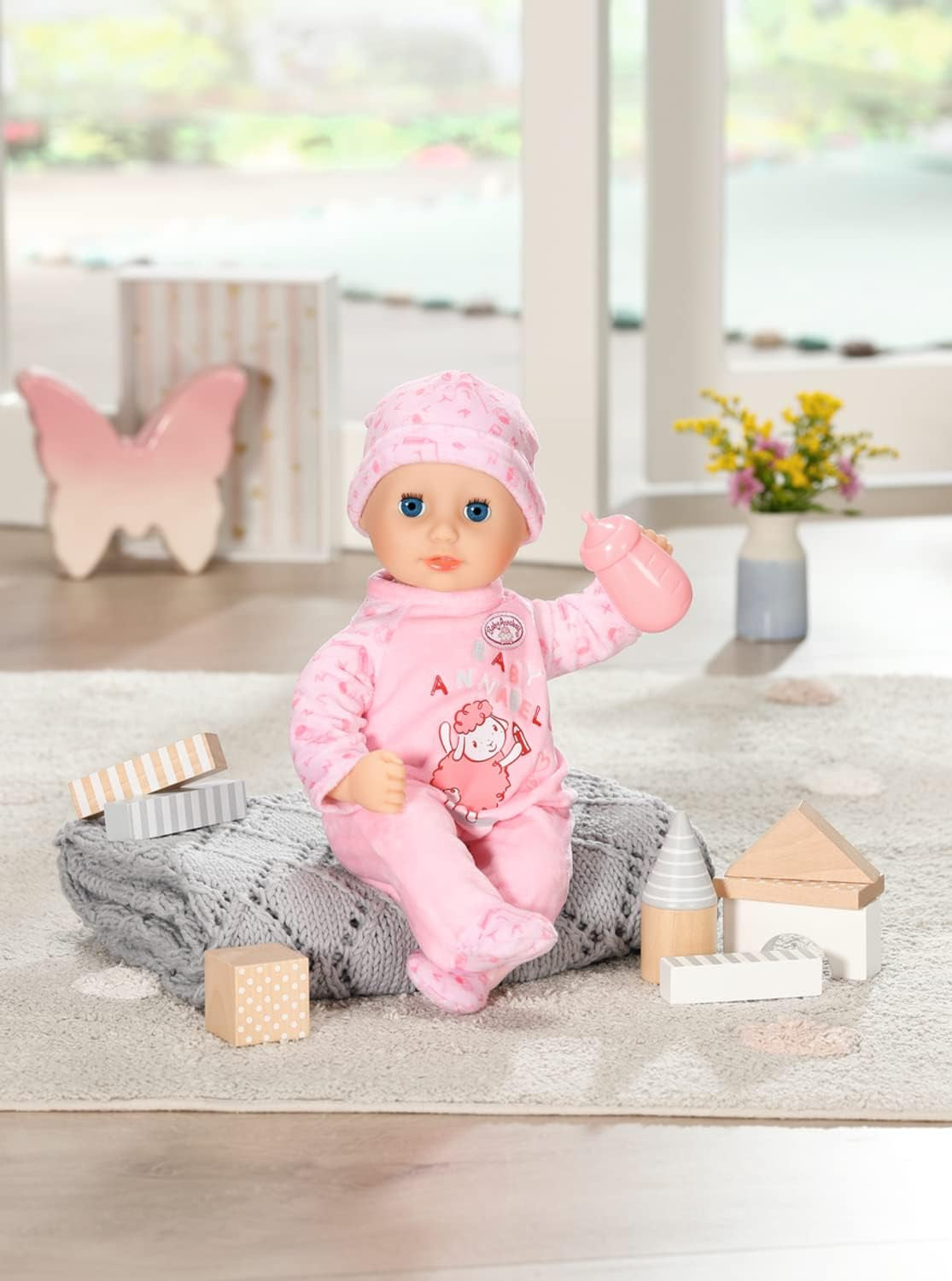 Annabell Lille Annabell blød dukke 36cm, med stofkrop og søvnige øjne, 36cm, 709870 Zapf Creation