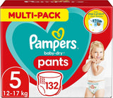 Pampers Baby-Dry bleer, str. 8, 43 bleer, fra 19 kg, Jumbo+ pakke
