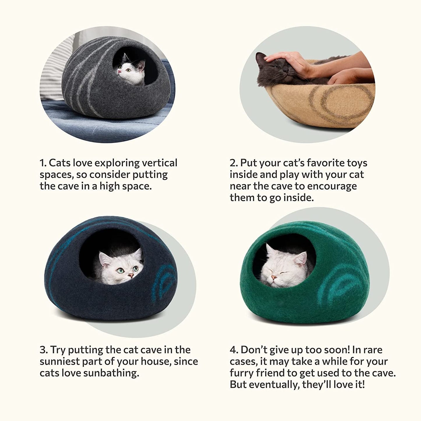 Tæpper og møbler, kæledyr, huler og huse, katte, senge til katte, katte - senge, madrasser