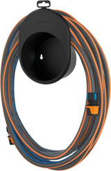 Fiskars vandhjul vandslangesæt med 2 slangeforbindelser og vandhaneforbindelse, universel størrelse, vridningsstivhedsniveau 4 (af 5), 1,8 m, Ø1,3-1,5 cm (1/2-5/8"), sort/orange/blå, 1057621