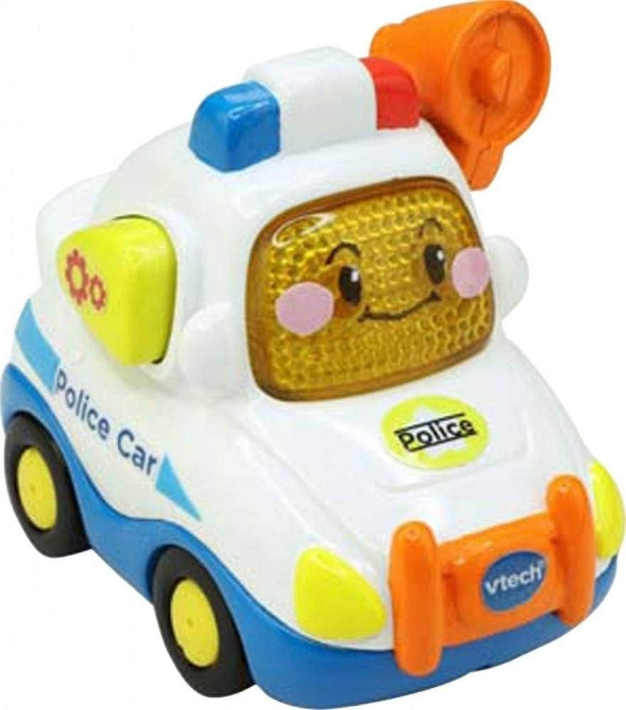 Vtech TUT TUT Baby Flitzer - Politi - Legetøjsbil med musik, lysknap, interessante sætninger og lyde - For børn i alderen 1-5 år Bebe Naty Shop Toys Standardtitel