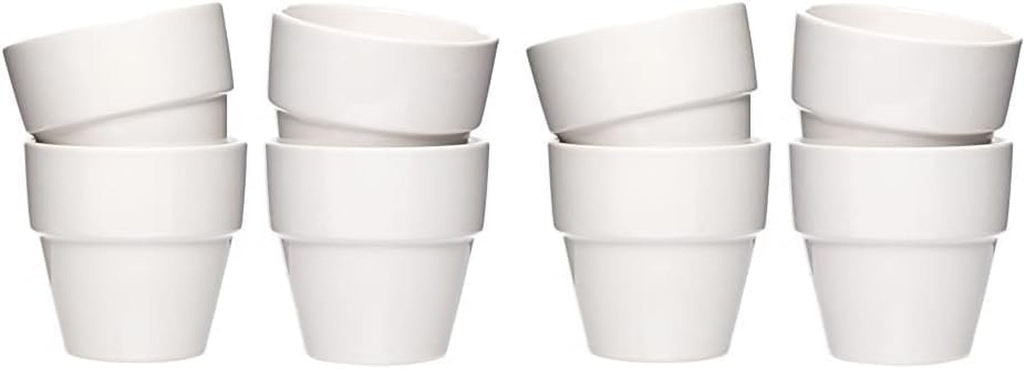 Bager Ross mini-porcelænsgryder (6 stykker), porcelæn
