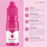 Goodbake Pink Food Coloring (11ml) - Intens Food Coloring - Meget koncentreret farve - Til farvning af kager, fondant, smørcreme, drinks, slim og mange andre ting. 100% vegansk