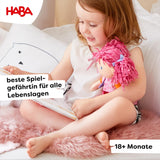 HABA Lily Lou dukke - Blød stofdukke fra 18 måneder - 30 cm med tøj og hår - Ideel legekammerat til små børn - 1302842001