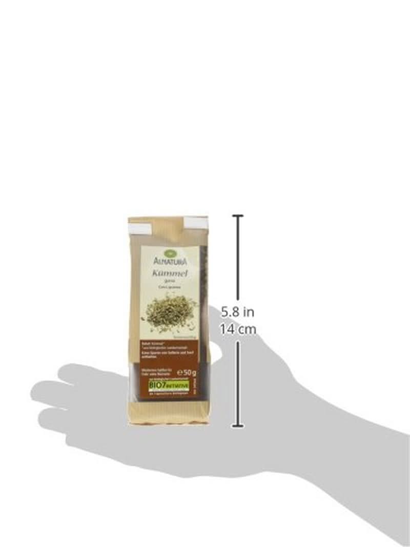 Hel økologisk spidskommen, 50 gram Condimente Naty Shop