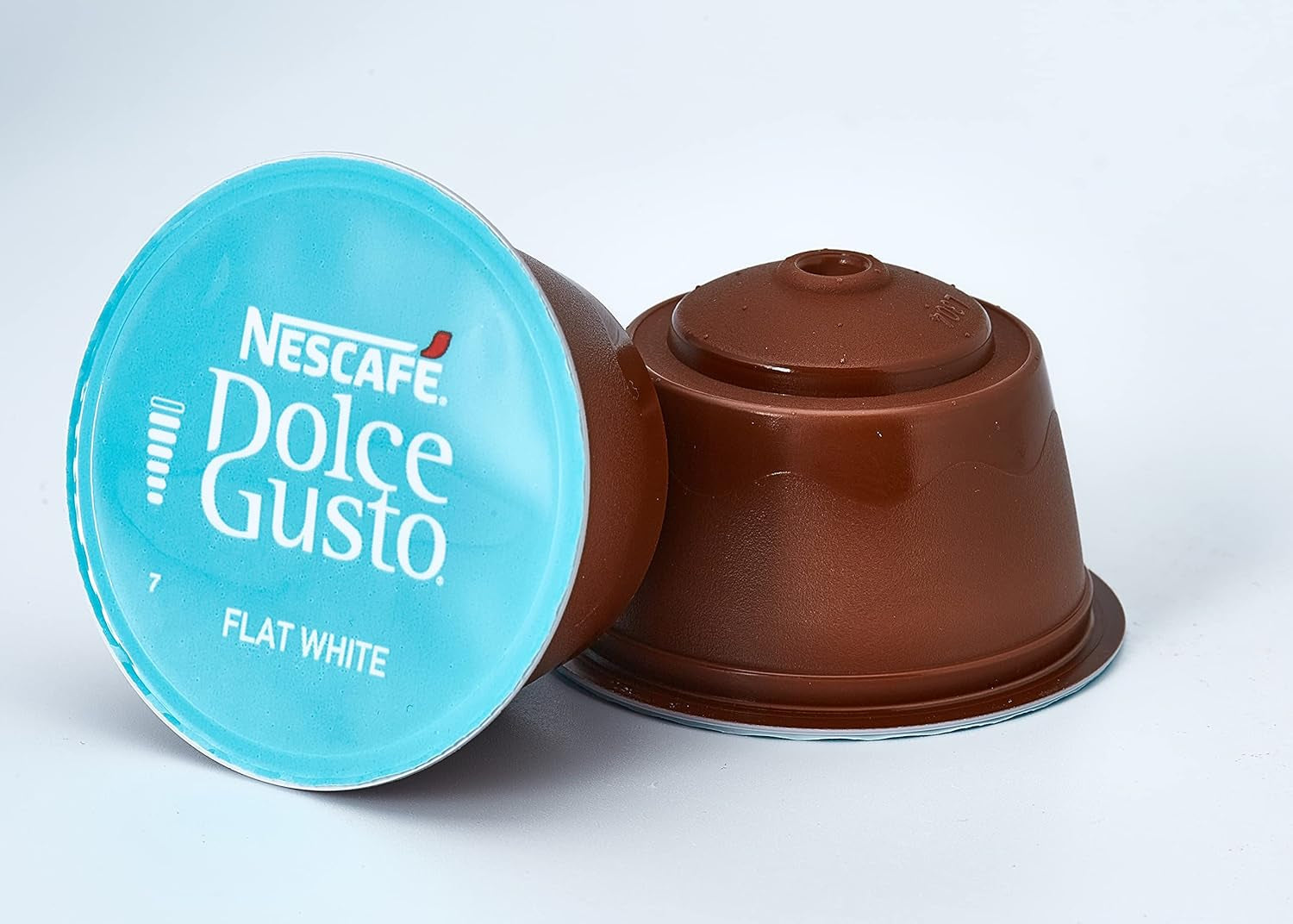 NESCAFÉ Dolce Gusto Latte Macchiato Vorratsbox 90 Kaffeekapseln & Flat White, 48 Kaffeekapseln, Arabica og Robusta Bohnen