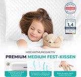 ZenPur Ortopædisk Nakkepude 40x60-13cm, Memory Foam Hovedpude - Ergonomisk sovepude til nakke og skuldre, Oeko-TEX certificeret