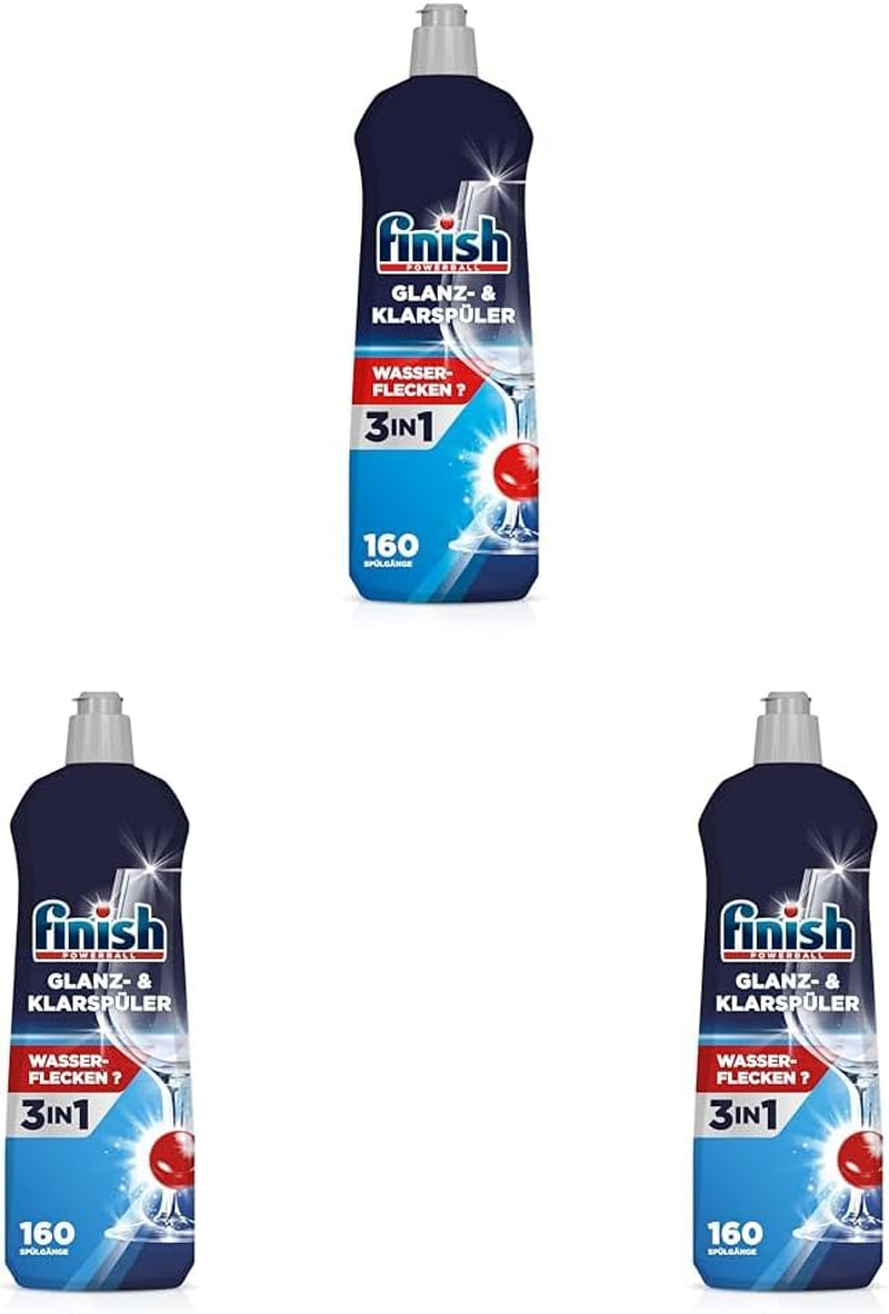 Finish Shine & afspændingsmiddel - Til skinnende og tørre service uden vandpletter - Megapack 800 ml (3-pak) Naty Shop