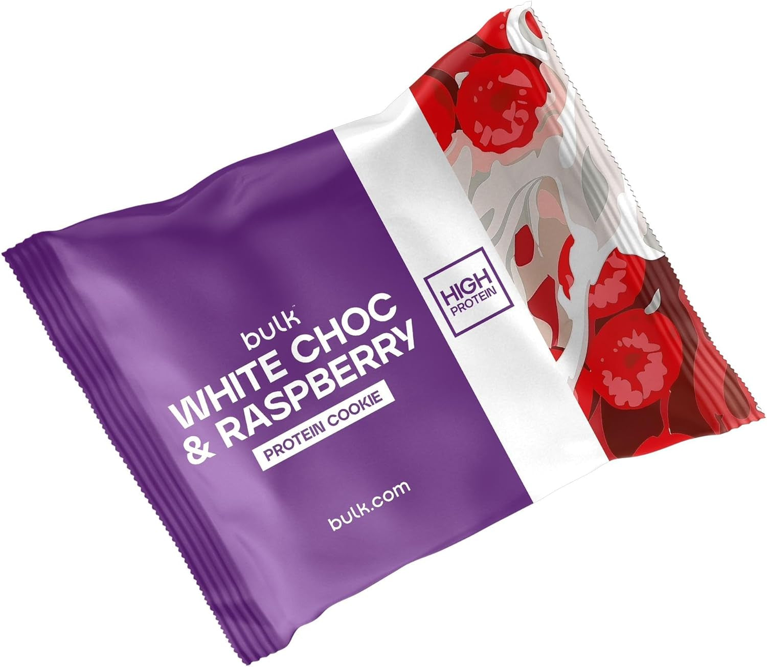 Loose Protein Cookie, Hvid Chokolade Hindbær Cookies, 12 Antal, Emballagen kan variere