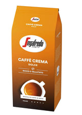 Segafredo Zanetti Caffè Crema Dolce - Hele bønner (1 kg pakke) - Velegnet til Caffè Crema - Lette til mellemristede kaffebønner med en mild og afbalanceret smag (2 pakke)
