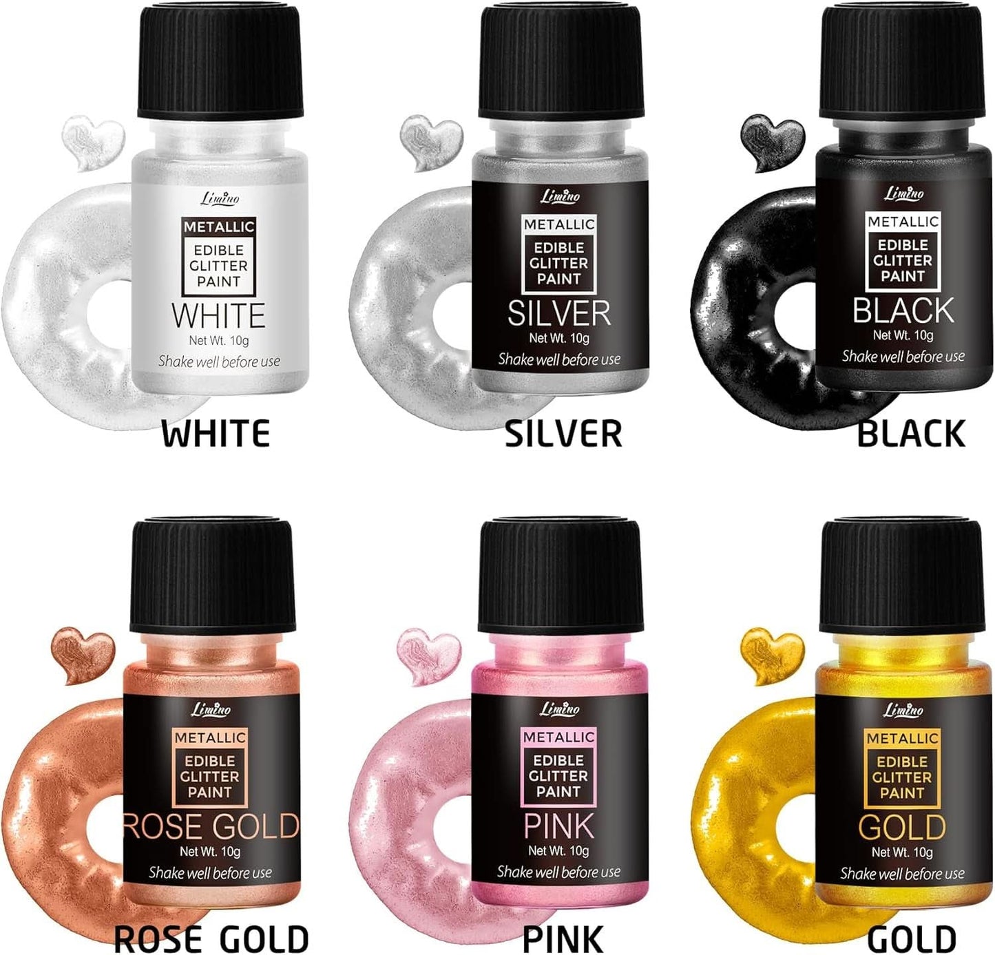 Flydende spiselig glitter, 60 ml Naty Shop