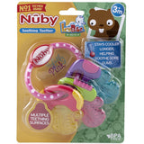 Nuby bidering til babyer fremmer synet og motorikken; det isgelgribende legetøj når endda kindtænderne; fra 4+ måneder