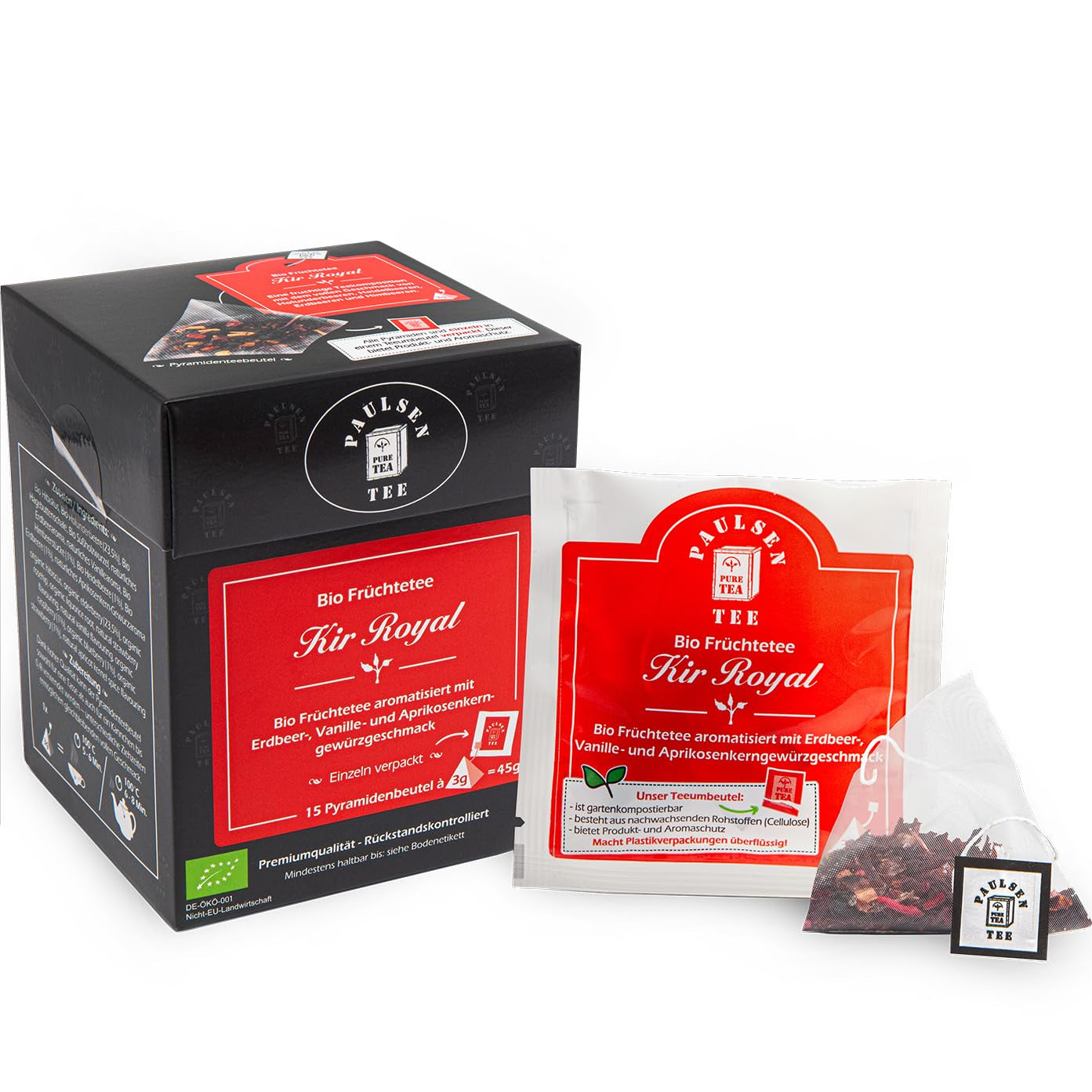 Sweet Heart 2 x 100 g Paulsen Tea Frugtte kontrolleret for rester