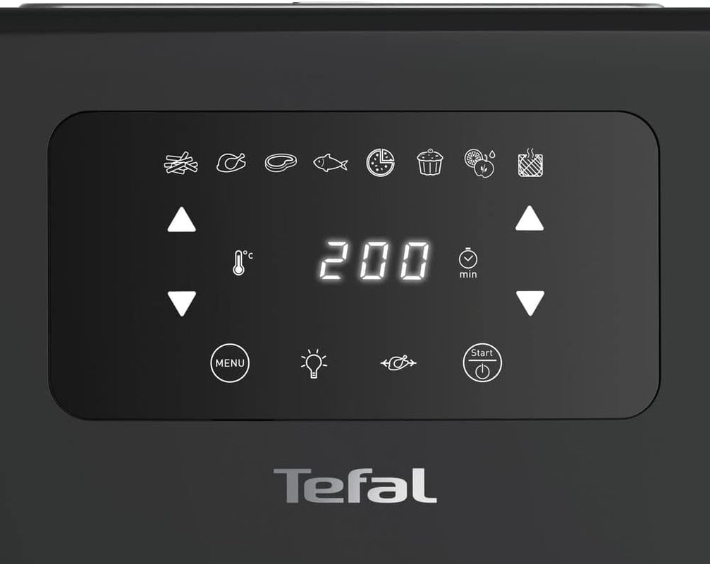Tefal Easy Fry Ovn & Grill 9-I-1 Hot Air Fryer, 11 L Til 6 portioner, 7 tilbehør, 8 programmer, opskrifter online Hvidevarer Naty Shop
