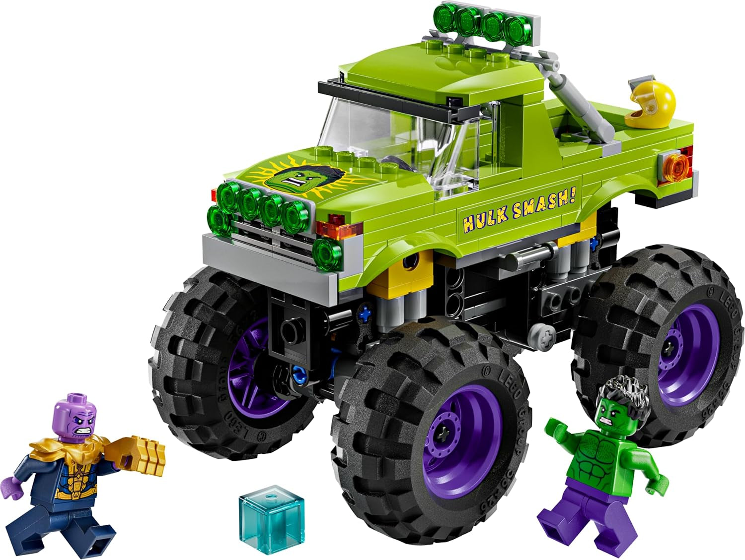 LEGO Ç€ Marvel Hulk Truck Vs. Thanos - Superheltebyggelegetøj - Avengers køretøj og minifigurer - Monstertruck for mega sjov - Gave til drenge og piger fra 7 år - 76312 Byggesæt Besuche den LEGO-Store