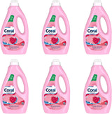 Coral sart flydende vaskemiddel til uld og fint vasketøj, 23 vaske, 1,15 liter Vaskemidler Naty Shop Sæt 6 x 1,15 liter
