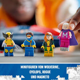 LEGO Marvel X-Jet X-Men-bygningsmodelflyet med figurer inklusive Wolverine og Rogue Superhelte-legetøj til børn Gave til drenge og piger 8 år 76281 Byggesæt Beuche den LEGO-Store