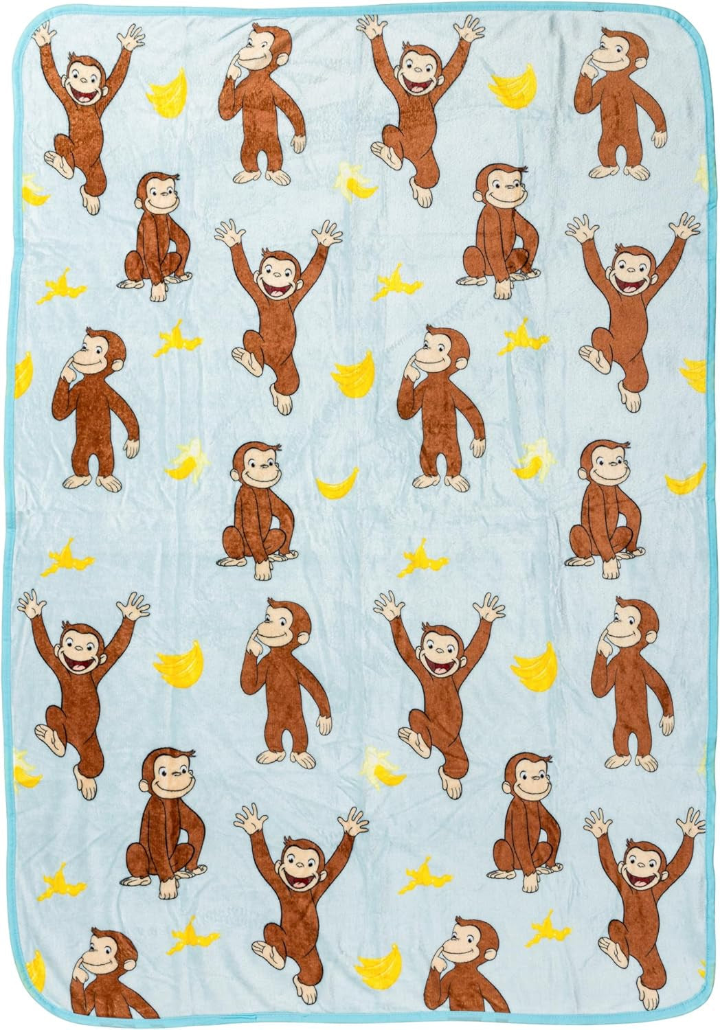 Silver Buffalo Garfield hængende tæppe, fleece, 114,3 X 152,4 cm Senge og tæpper Silver Buffalo Curious George Bananas