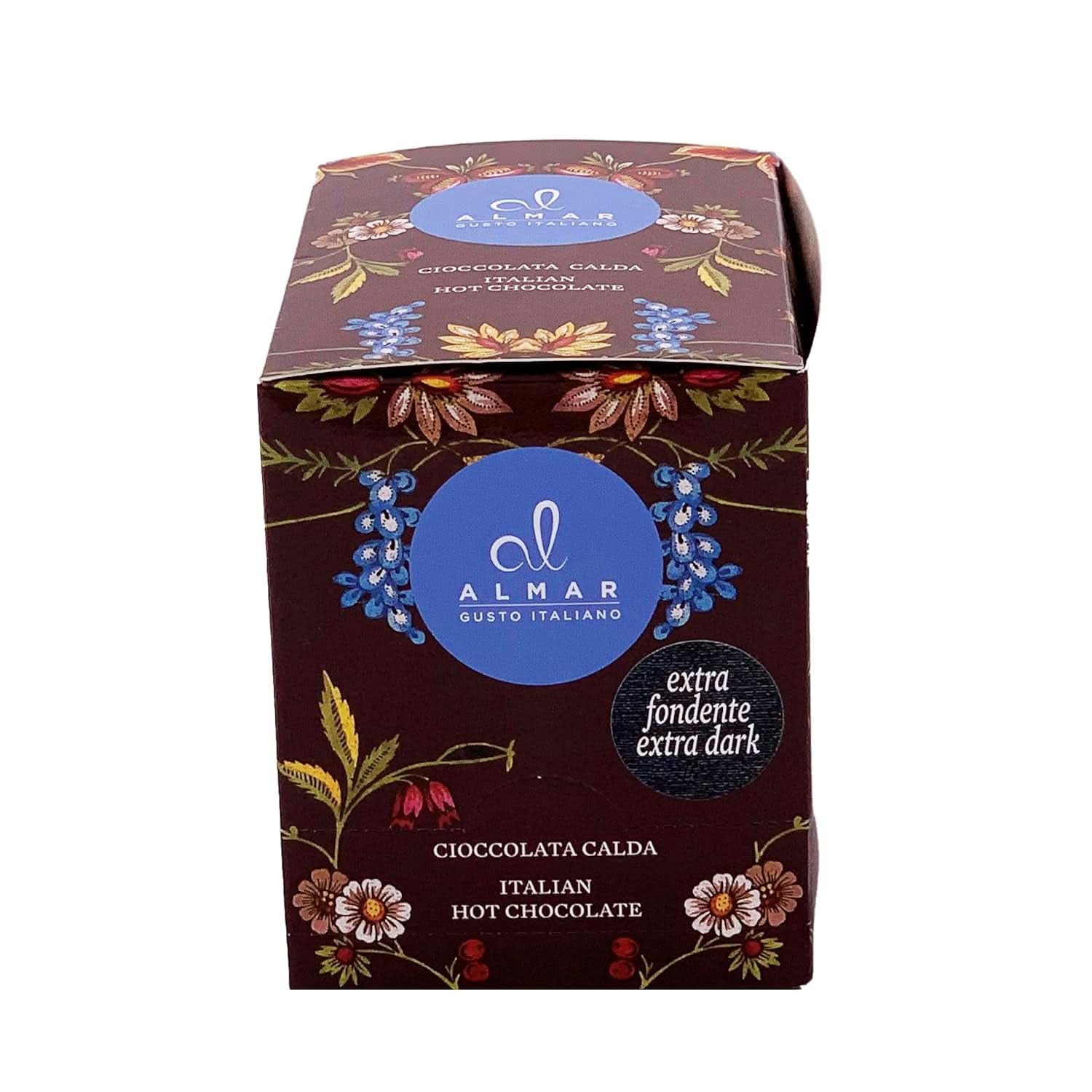 Italiensk varm chokolade Cortina TART BITTER CHOKOLADE, 15 poser X 30 gram Kakao og varm chokolade Naty Shop