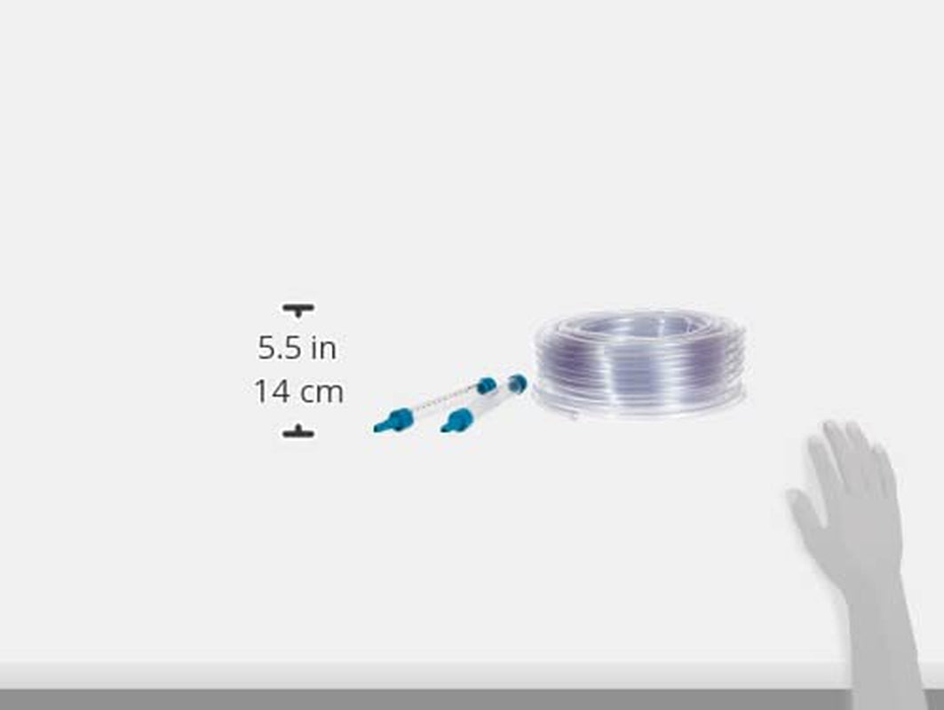 25m CELLFAST slangeniveau med 2 målerør, brudsikre tragte og millimeterskala. Letter perfekt nivellering af fjerne punkter.
